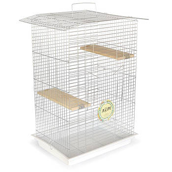 Клітка для шиншил Лорі "ШИНШИЛА ЛЮКС" 56,5*40*85 см цинк