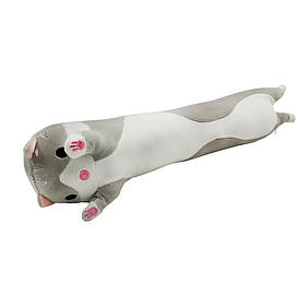 М'яка іграшка Кіт-обіймашка Bambi C27709, 45 см (Сірий), Toyman
