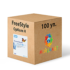 Тест смужки FreeStyle Optium H 100 шт. 100 паковань