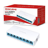 Свитч MERCUSYS MS108 8 портов, Switch 8-port 10/100Mbps