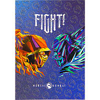 Блокнот-планшет Kite Mortal Kombat, A5, 50 аркушів, клітинка