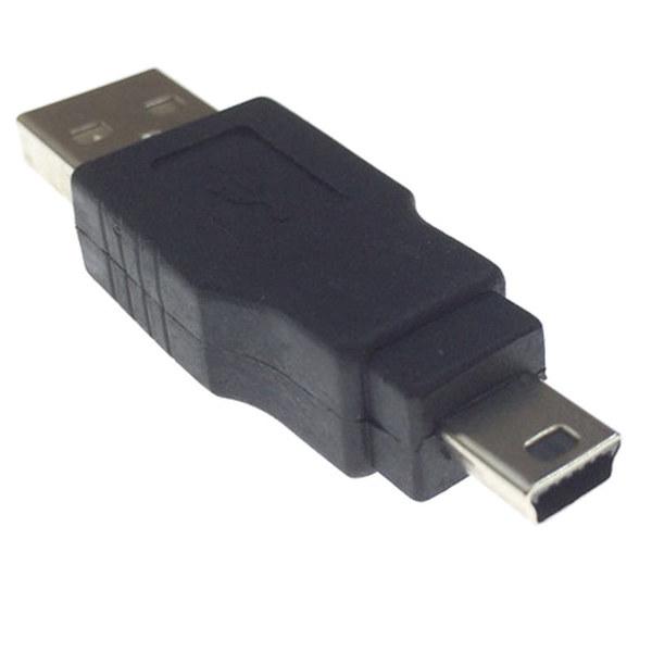 Адаптер miniUSB для заряджання плеєрів MP3, MP4, USB2.0 (тато) - Mini USB (тато)