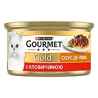 Gourmet Gold Консерви Гурмет Голд Соус Де-Люкс з яловичиною 85 гр