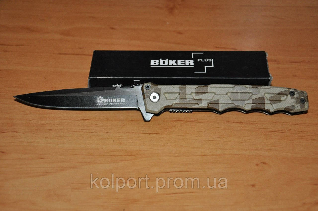 Ніж BOKER, напівавтоматичний механізм, выкидные, похідні ножі, рибальські ножі, складаний