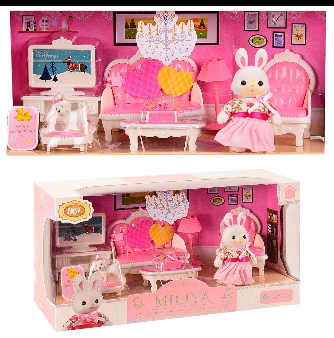 Игрушечный Набор с Флоксовыми Животными (гостиная) — Купить Недорого на ...