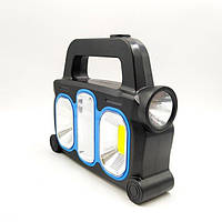Светодиодный ручной фонарик с аккумулятором на солнечной батарее Hurry Bolt HR-6168