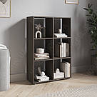 Книжковий стелаж відкритий на 6 вічок 720 мм шириною Полиці для книжок з Ламінованого ДСП, фото 5