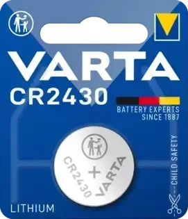 Батарейка Varta CR 2430 Lithium, 3.0 V, 1шт Оригінал