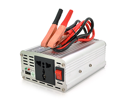 Інвертор напруги PI Інвертор напруги PI  500ВА (300Вт) 12/220V, approximated, 1 універсальна розетка, клем + крокодили
