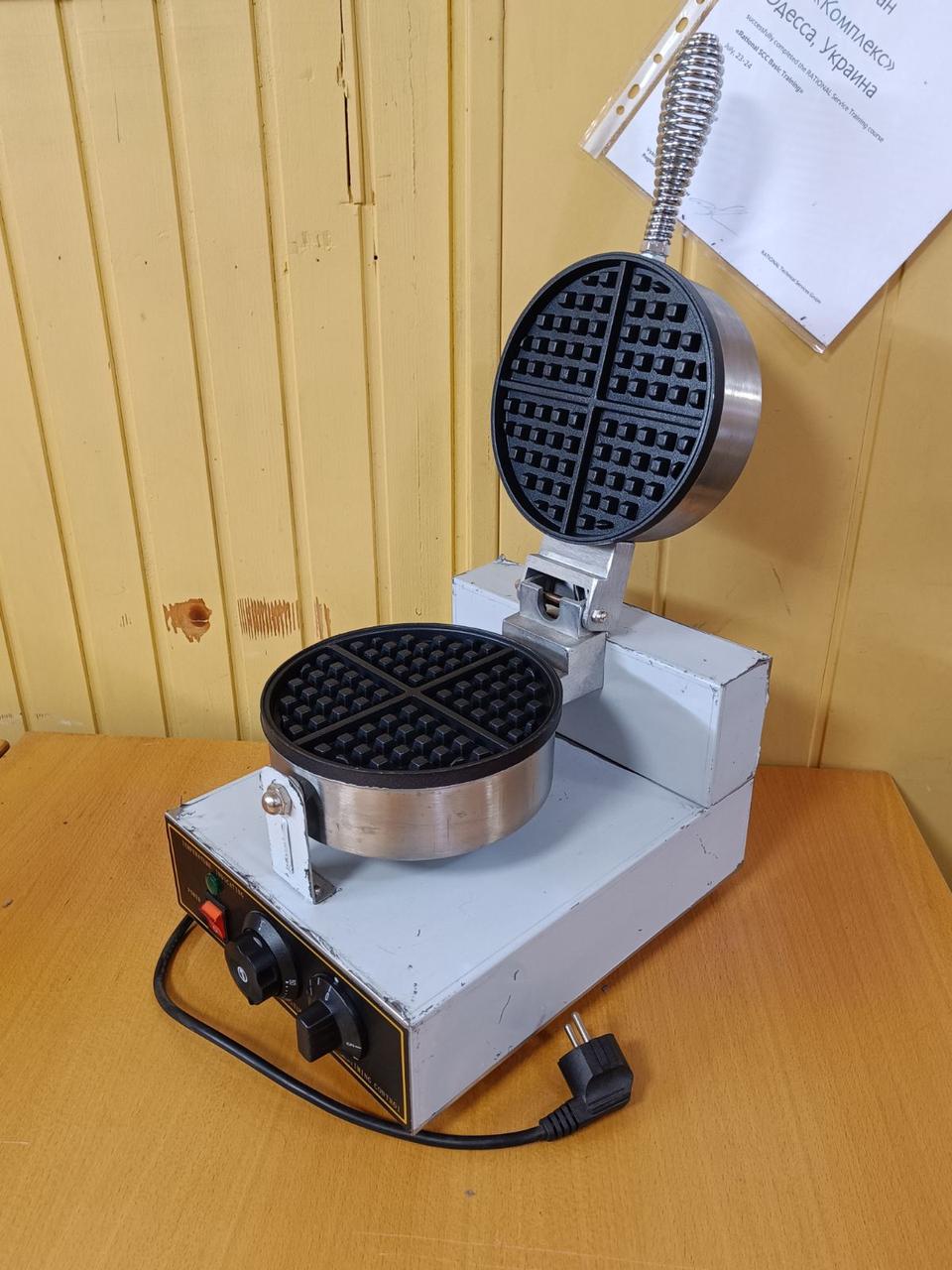 Вафельниця промислова Vektor EW-200 (кругла) бельгійська, фото 1