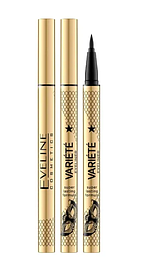 Підводка-фломастер для очей Eveline Variete eyeliner Ultra Black