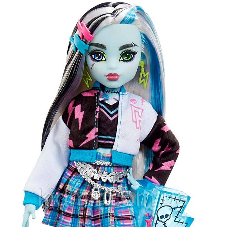 Монстр Хай Френкі Штейн Лялька Monster High Frankie Stein with Accessories and Pet HHK53