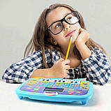 Планшет — піаніно інтерактивний (укр. озвучування, пісні, казки) ГОЛУБИЙ арт. 11289, фото 3