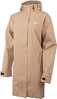 Куртка женская Nike W NSW ESSNTL SF WVN PRKA JKT бежевая DM6245-200