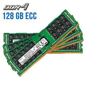 Комплект: Серверна оперативна пам'ять Samsung / 128 GB (4x32 GB) / 2Rx4 PC4-2400T / DDR4 ECC / 2400 MHz, фото 2