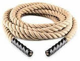 Канат для кросфіту battle ropes 40 мм L-15 метрів B-4015-15 (джутовий), фото 3