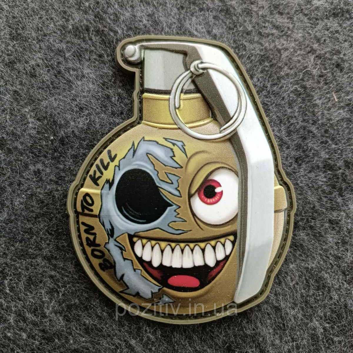 Шеврон Граната ПВХ патч для ВСУ, фото 1