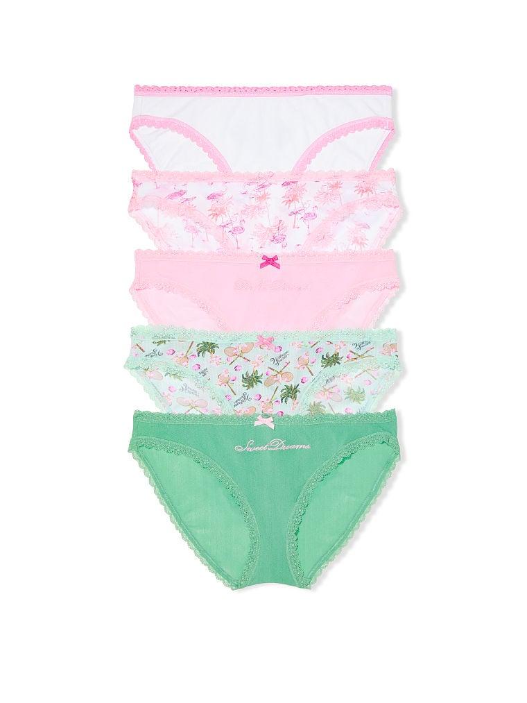 Набор Из 5 Трусиков Бикини Victoria´s Secret Оригинал — Купить Недорого ...