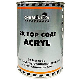 Акрилова автоемаль без затверджувача колір Toyota 040 білий Chamaleon 2K Top Coat Acryl 800мл