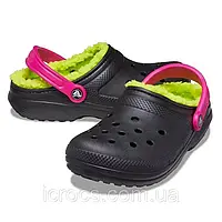 Crocs Classic Lined Pop Strap clog W9 39-40 р. (25 см) оригинал теплые мягкие сабо с мехом крокс