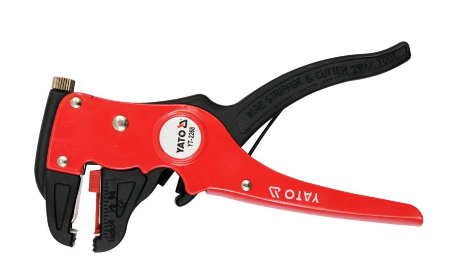 ЗНІМАЧ ІЗОЛЯЦІЇ YATO YT-2268 АВТОМАТИЧНИЙ 0.5-6.0 мм | ДИАМЕТР ПРОВОДА ДО 10 мм | СТРІППЕР ДЛЯ ТОЧНОЇ ЗАЧИСТКИ