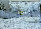 Сімейний комплект постільної білизни ТМ TAG з турецького Ранфорсу, бавовна з компаньоном R-T9148, фото 3