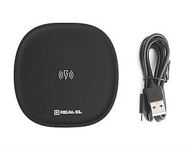 БЗУ REAL-EL WL-740 Wireless 2.4A 15W Black, фото 2