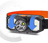 Акумуляторний ліхтар налобний high power headlamp, фото 5