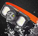 Акумуляторний ліхтар налобний high power headlamp, фото 7