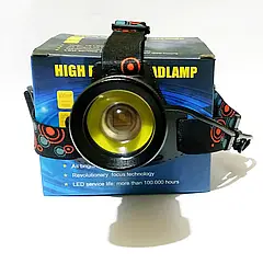 Фонарик налобний BL-A19-GT200+COB, , 2x18650, zoom, Box   Luxprice
