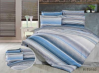 Полуторный комплект постельного белья из ранфорса ТМ TAG 1,5-спальн. с компаньоном R-T9160