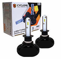 LED лампы CYCLONE type 9A H1 5000K 12/24 2шт