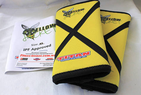 TITAN YELLOW JACKET KNEE SLEEVES размер, цена: 3355 ₴, купить на