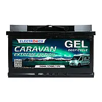 Гелевый аккумулятор Electronicx caravan extreme edition 110ah 12v для котлов, инверторов и освещения дома