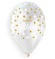 Повітряні кульки "HB confetti" (5 шт.), Ø 33 см