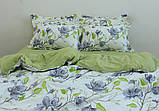 2-спальна постільна білизна з турецького ранфорсу ТМ TAG, бавовна з компаньйоном R-T9174, фото 3