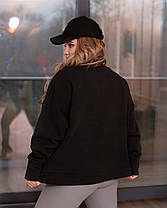 Батник теплий на флісі БАТАЛ, фото 4