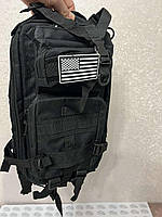 Черный походный рюкзак на 25 литров | рюкзак тактический