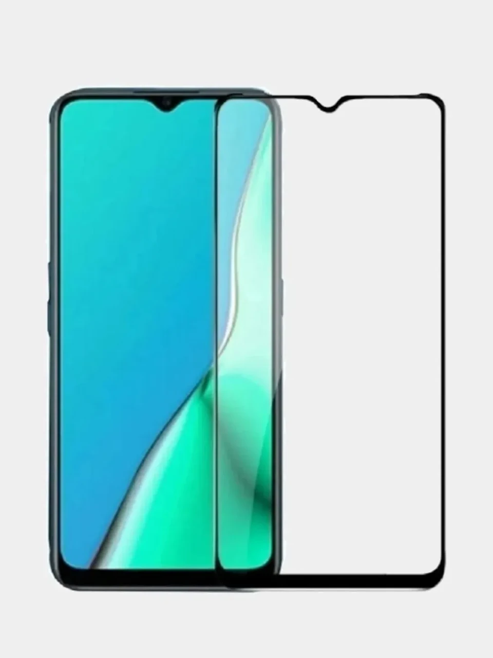 Захисне скло 6D для Premium Realme C21Y Black