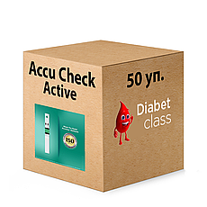 Тест-смужки Акку-Чек Актив 50 штук (Accu-Chek Active) 50 упаковок