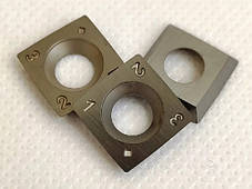 Ножі підрізні твердосплавні для строгальних фрез 13,8х13,8х2,5 мм R150 r0,5