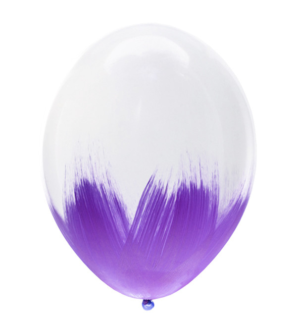 Повітряні кулі "Paint violet" 3 шт., Польща, розмір - 30 см