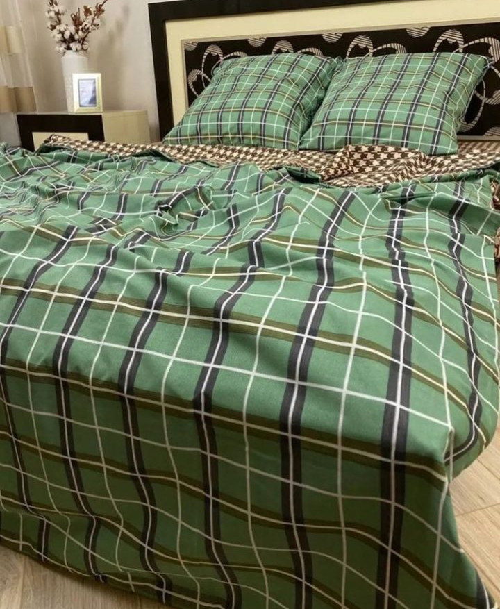 Постільна білизна бязь Тартан грин, фото 1