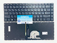Оригинальная клавиатура для ноутбука HP Probook 440 G6, 445 G6, 440 G7, 445 G7 series, ru, black, подсветка
