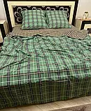 Постільна білизна бязь Тартан грин, фото 2