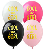 Воздушные шарики "Cool girl" 8 шт., Польша, d - 30 см
