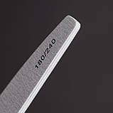 ПИЛКА KOMILFO ПІВКОЛО СІРА 180/240, 18 СМ, фото 2