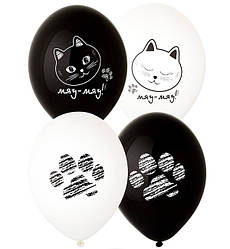 Повітряні кульки "Котячі лапки" 7 шт., d - 30 см