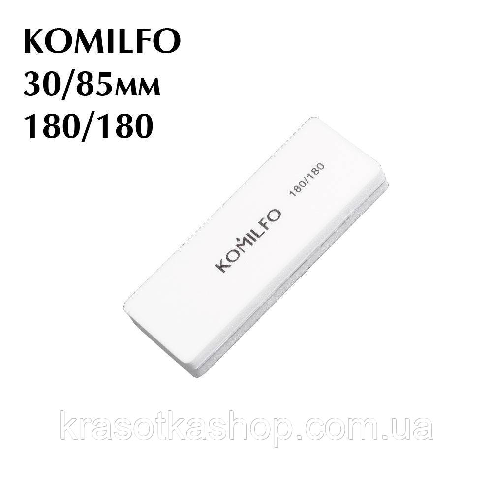 ШЛІФУВАЛЬНИК KOMILFO МІНІ БІЛИЙ 180/180, 8,5 СМ, фото 1
