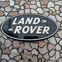 Емблема - знак Land Rover ленд ровер 104*52 мм чорний